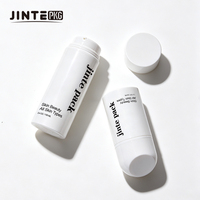 Botol Pompa Airless Putih Mengkilap Bentuk Khusus PP 50ml 100ml Gaya Baru Mewah untuk Krim Tabir Surya dengan Logo