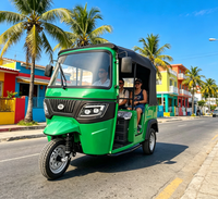 Tricycle à trois roues/motocyclette avec moteur à essence, tricycle électrique pour passagers avec Chnopy