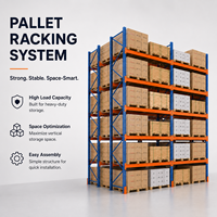 Étagères industrielles robustes réglables en fer pour entrepôt, pour le stockage de marchandises palettisées, OEM ODM