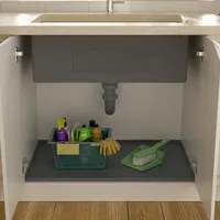 Tapis de cuisine en silicone de qualité alimentaire grande taille avec imprimé animal, lavable, antidérapant, adapté aux animaux domestiques