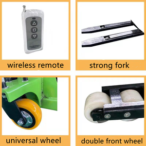 Carretilla elevadora de paleta de batería de litio Walkie Apilador de autocarga eléctrico completo 1,6 M 500kg Carretilla elevadora apiladora de paleta manual portátil - Product Image 3