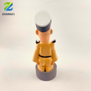 Figurine Agent <span class=keywords><strong>Dupont</strong></span> de « Les Aventures de Tintin », en résine écologique non toxique, figurine de collection artisanale entièrement personnalisable - Product Image 4