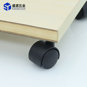 Shengyuan Clip On Caster 1 Inch Plastic Universal <b>Wheel</b> <b>For</b> Furniture <b>Tables</b> Chairs Trolleys - Product Image 1