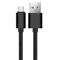 Venta al por mayor 1m 2m 3M Logo OEM Cable Usb Tipo-C Cable de datos de carga rápida Cable USB trenzado Tipo C Cargador rápido