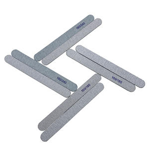 Lime à ongles double EVA de manucure professionnelle bande de frottement de polissage de haute qualité lime spéciale de placage de bois de sable gris lavable - Product Image 3