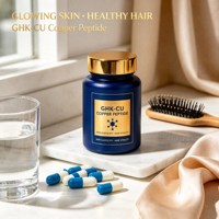 Capsules d'élasticité cutanée au cuivre OEM ODM Marque privée Vente en gros Complément raffermissant pour la peau et soutien capillaire pour la consommation quotidienne des femmes