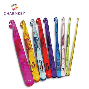 <span class=keywords><strong>Agujas</strong></span> de Ganchillo de Plástico Transparente, <span class=keywords><strong>Agujas</strong></span> de Tejer Coloridas, Portátiles y Duraderas <span class=keywords><strong>para</strong></span> Principiantes, Proyectos Diarios de Ganchillo - Product Image 1