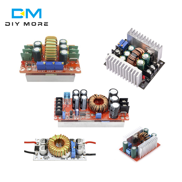 DIYMORE DC-DC Step-Up Converter 10/12/15/20A 150/250/300/400/1200W 150 KHz 96% Efficiency Module