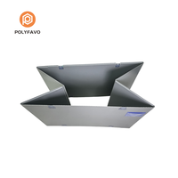 Nouvelles boîtes de rangement en plastique 2026 1200*1000mm avec portes à rabat et poches, en plastique ondulé PP, pliables