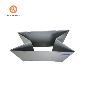 2026新款塑料收纳盒1200*1000mm带口袋翻盖门PP波纹塑料可折叠盒子 - Product Image 2