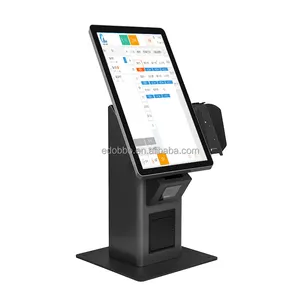 Selbst bestellende Kiosk maschine 21,5-Zoll-Pos-Systeme in einer Registrier kasse Großhandel Interaktiver Touchscreen