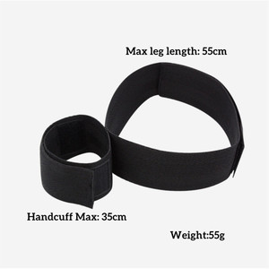 Jeux pour adultes Jouets sexuels esclaves pour femmes Couples BDSM Bondage Contraintes Menottes réglables <span class=keywords><strong>Cheville</strong></span> Sangle en nylon Fétiche Produits sexy - Product Image 5