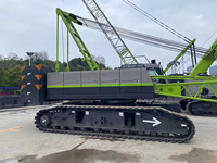 Nouvelle grue à flèche croisée sur chenilles ZCC850V de 85 tonnes de Chine, grue de levage hydraulique montée sur chenilles avec flèche principale maximale de 61 m