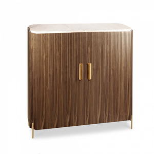 Table d'entrée <span class=keywords><strong>bois</strong></span> en laiton et <span class=keywords><strong>acier</strong></span> inoxydable, <span class=keywords><strong>console</strong></span> de luxe en <span class=keywords><strong>bois</strong></span> - Product Image 4