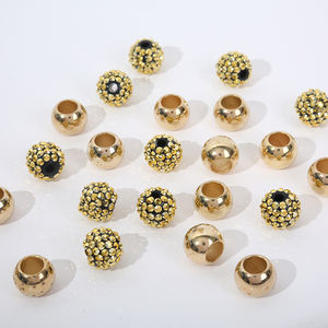 Moda Glod pelo trenza cuenta brillante rastas pelo Color anillo trenza accesorios extensión del cabello - Product Image 3