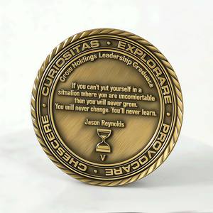 Pièces de monnaie commémoratives en bronze sur le thème des citations de Winston Churchill, collection de cadeaux, pièces de monnaie inspirantes et de défi - Product Image 5