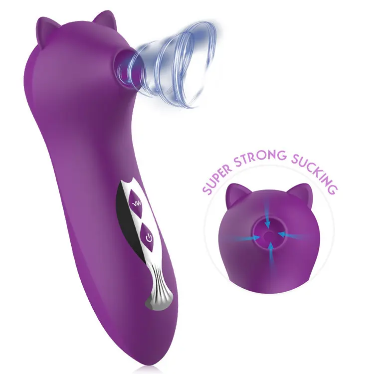 2021 baru stimulasi puting klitoris Vibrator orgasme Vibrator kucing ciuman mengisap mainan seks Masturbator wanita