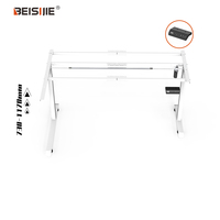 Nouvel arrivage bureau d'ordinateur électrique, hauteur réglable, double moteur, élévateur, bureau de jeu intelligent