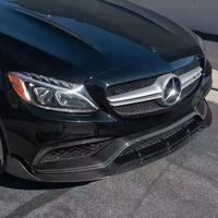 Kit carrosserie en fibre de carbone avec lames de spoiler pour Mercedes Benz Classe C W205 C63 (2015-2021)