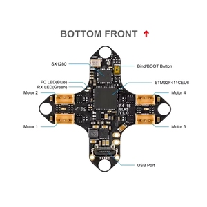 BETAFPV <span class=keywords><strong>F4</strong></span> <span class=keywords><strong>1S</strong></span> 5A <span class=keywords><strong>AIO</strong></span> ชุดควบคุมการบินแบบไร้แปรงถ่านในตัว สำหรับโดรน FPV ระยะไกล รองรับ ELRS 2.4G FXB - Product Image 2