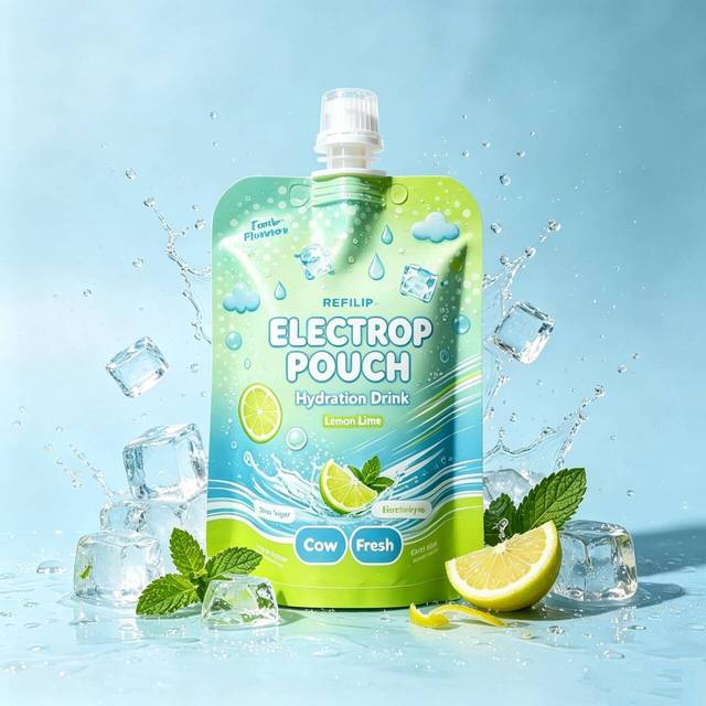 Custom logo Beverages  Matte Finish Sustainable Mono Material Leak Proof Resealable Sachet for Milk Juice Mono PE Spout Pouch