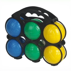 ZQURE Durable Plastic Water-Filled 72mm Bocce Balls <strong>Petanque</strong> <strong>Set</strong> for Outdoor Use - Product Image 2