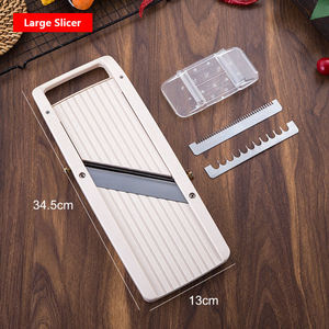 Wide Fruit <b>Vegetable</b> Chopper <b>Cutter</b> Super Mandoline Slicer with Stainless Steel Blades - Product Image 1