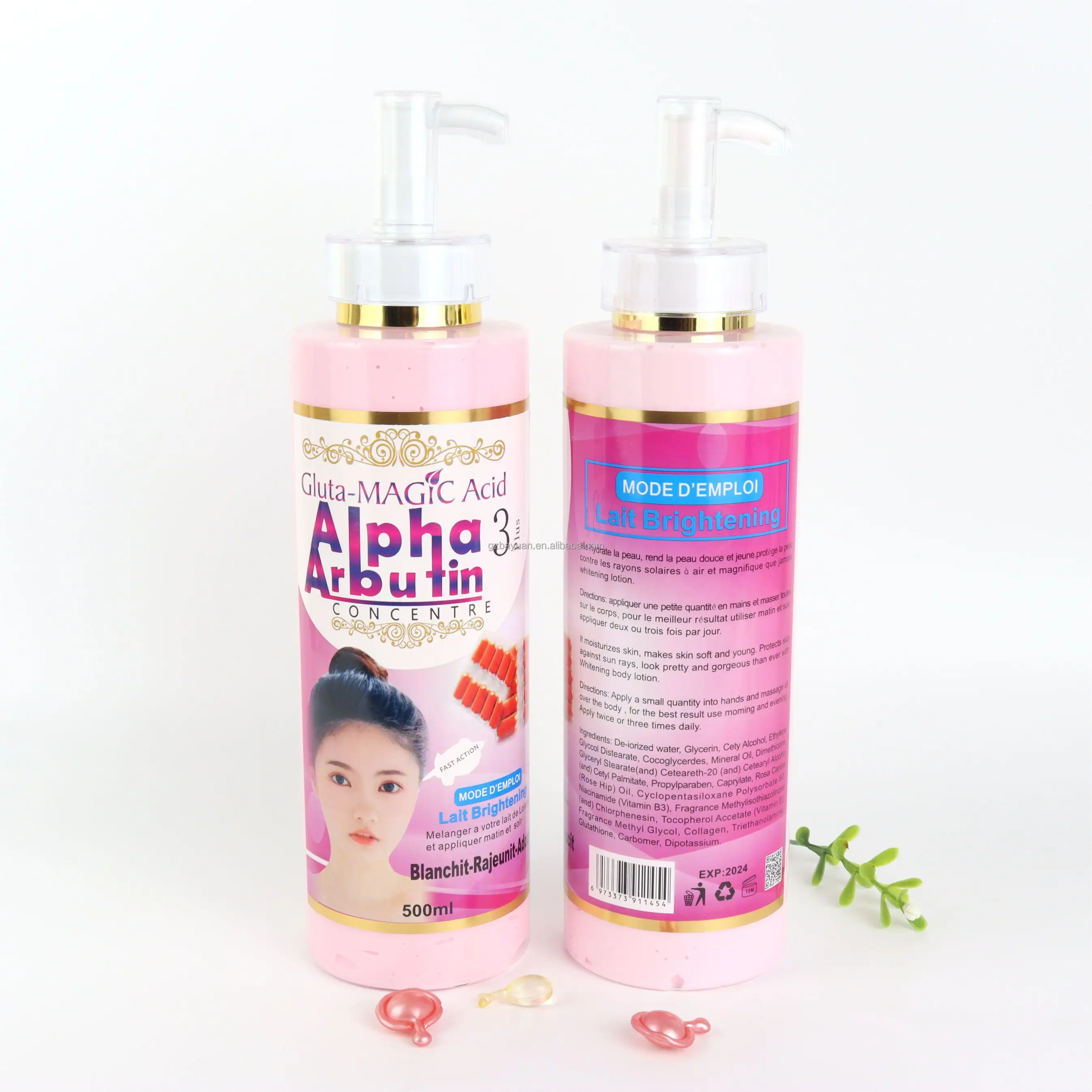 Kem Dưỡng Da & Kem Dưỡng Da Sản Phẩm Lait Brightning Gluta Magic Acid Với Một Arbutin Giữ Ẩm Làm Trắng Kem Dưỡng Da