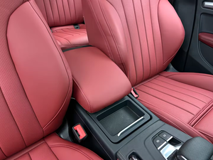 Funda de Asiento Deportiva Personalizada de Cuero PU Rojo <span class=keywords><strong>Vino</strong></span> de Lujo, Impermeable, con Fibra de Carbono, para Audi Q5 2010-2024, Tamaño Escaneado en 3D - Product Image 5