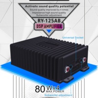 Zhkuyzg — système de son numérique de classe AB 12V, caisson de basses, 7500W IC, 4 canaux, haut-parleur, DSP, amplificateur Audio pour voiture