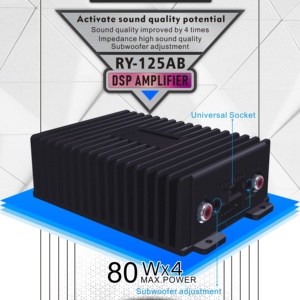 Bộ Cân Bằng Kỹ Thuật Số 12V YZG AB, Hệ Thống Âm Thanh, Loa Siêu Trầm, Loa Siêu Trầm 7500W IC 4 Kênh, Bộ Khuếch Đại Âm Thanh Xe Hơi DSP - Product Image 3