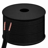 Câble audio en cuivre OFC avec gaine en PVC tressée et blindée en feuille d'aluminium, 1 m, pour microphone, haut-parleur, moniteur, home cinéma, Hi-Fi, bricolage