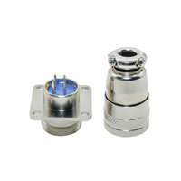 Connecteur électrique de type aviation, prise femelle carrée à vis 2-7 broches, boîtier en cuivre XS16, fiche mâle