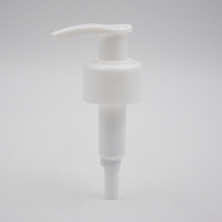 28/410 vente en gros personnalisé pour les bouteilles tout en plastique blanc pompe à lotion gauche et droite