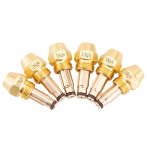 Brûleur à atomisation d'air pour huile usagée jaune, buse de siphon en laiton, tête de pulvérisation réglable pour systèmes de chauffage industriels - Product Image 1