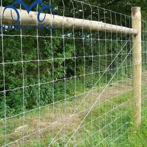 中国ホットディップ亜鉛メッキワイヤーフェンス家畜羊ワイヤーメッシュフェンス牛/馬/羊/鹿用 - Product Image 6