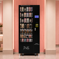 Distributeur automatique de mini-cosmétiques avec logo personnalisé pour cheveux, cils et maquillage, compatible SDK, multi-paiements, surveillance à distance, achats