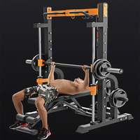 Machine Smith Gantry Multifonctionnelle Gain de Place pour Entraînement de Force à Domicile et Équipement de Fitness