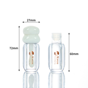 Rỗng Hình Dạng Độc Đáo 5Ml Trong Suốt Lip Gloss Ống Với Trắng Bóng Nắp Lip Chai Dầu Bán Buôn Trang Điểm <span class=keywords><strong>Lipgloss</strong></span> Container - Product Image 4