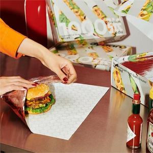 環境に優しいバーガー用ラップやタコス用のアルミ箔ラミネート紙容器 - Product Image 2