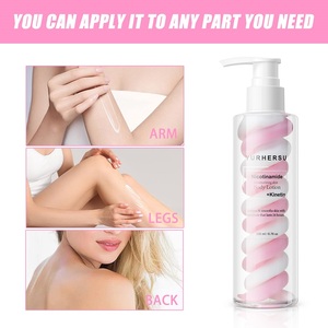 Lotion corporelle à la niacinamide pour éclaircir et hydrater, pour unifier le teint, traiter les taches brunes, légère et non grasse, service OEM - Product Image 4