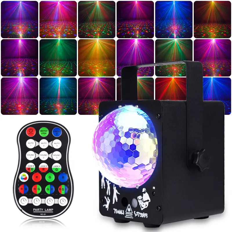 YSH Disco Laser Light RGB Projector Party Lights DJ Lighting Effect for Sale LED for Home Wedding Decoration for Kid Club Bar
