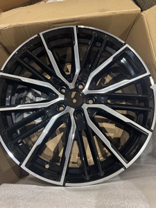 Jantes Mingyue Flow Forming noires usinées pour BMW Série 3, <span class=keywords><strong>5</strong></span>, 7, F40, F44, F15, 19 et 20 pouces, entraxes 5x112 et 5x120, jantes décalées pour voitures particulières <span class=keywords><strong>56</strong></span> - Product Image 2