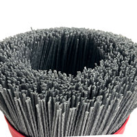 Brosse coupelle en nylon abrasif 3 "/4"/5 "M14 pour meuleuse d'angle Outil rotatif de polissage des métaux