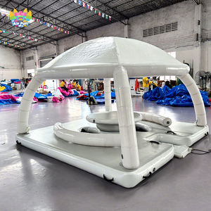 Plataforma Flotante Inflable de Lujo Personalizada para Deportes Acuáticos Comerciales, Material de PVC, Carpa Flotante para Fiestas en la <span class=keywords><strong>Playa</strong></span>, Capacidad de 100-500 kg - Product Image 1