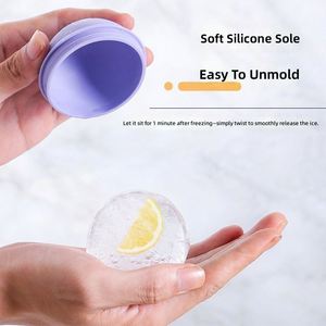 Moule à glaçons en silicone de qualité alimentaire, forme cœur et rond, grand format, pour la fabrication de whisky à domicile, vente en gros - Product Image 3