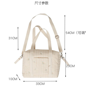 IBaifei OEM Mamá Bolso <span class=keywords><strong>de</strong></span> un solo hombro Cremallera Bordado Lindo Oso Imprimir Multifunción Mamá Bolsa Salida Cochecito <span class=keywords><strong>de</strong></span> bebé Bolsas <span class=keywords><strong>de</strong></span> pañales - Product Image 6