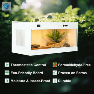 PVC-Reptilien-<span class=keywords><strong>Terrarium</strong></span> mit Konstanter Temperatur, Zuchtbox, Habitat für Bartagamen, Schlangen, Geckos, Frösche und Eidechsen - Product Image 2
