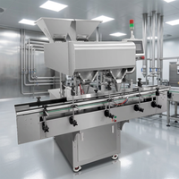 Machine de comptage et de remplissage de pilules en plastique à écran tactile haute vitesse, vibrante et réglable pour différentes tailles de flacons et comprimés