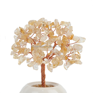 Bán buôn bình gốm thủ công phong thủy, cây pha lê tự nhiên, đá thạch anh, đồ thủ công pha lê may mắn, <span class=keywords><strong>7</strong></span> luân xa, cây sự sống, đá quý - Product Image 2